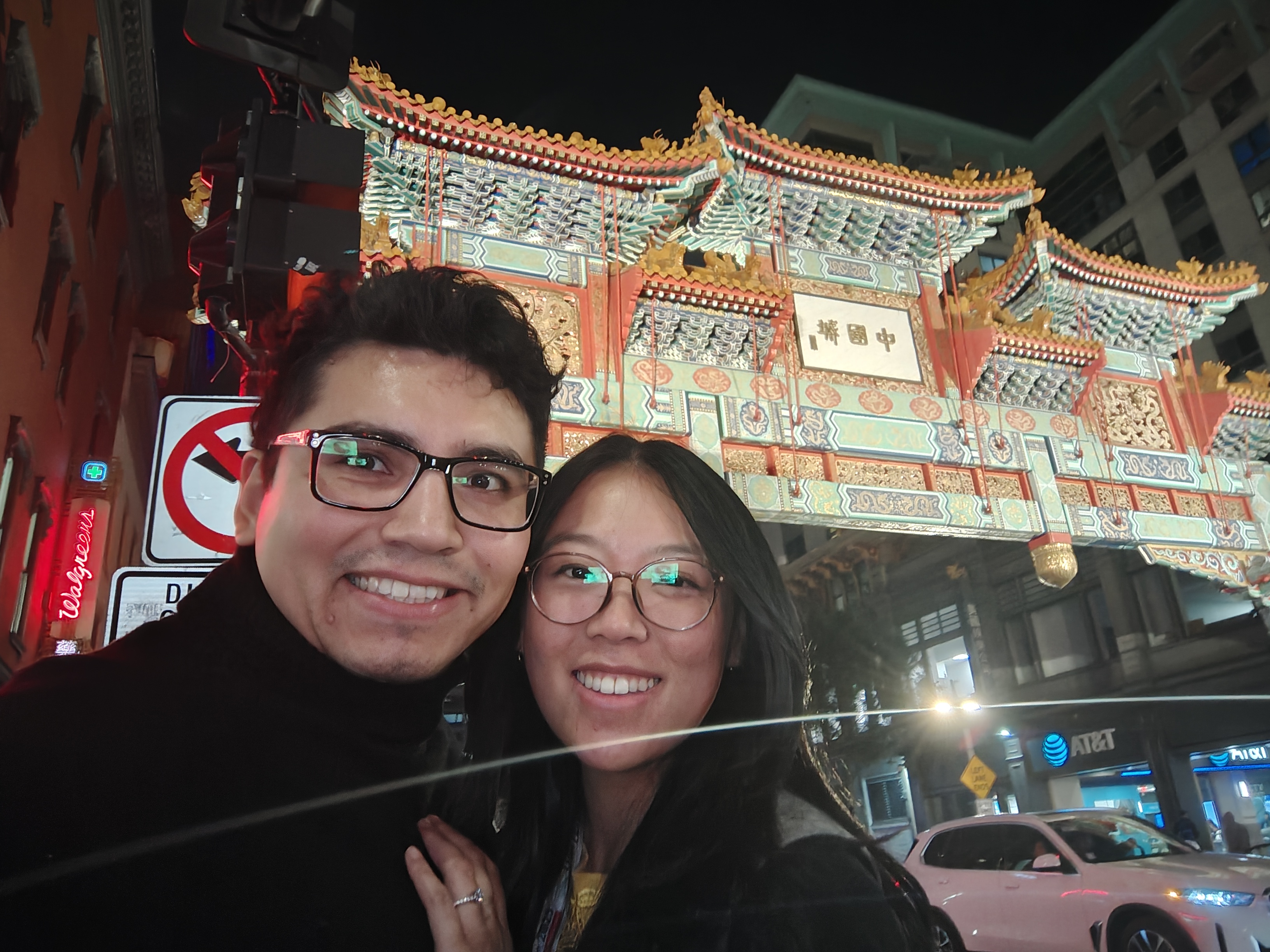 Romantic portrait at sunrise